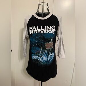 RARE falling in reverse 3/4 band concert tee 😊🔥